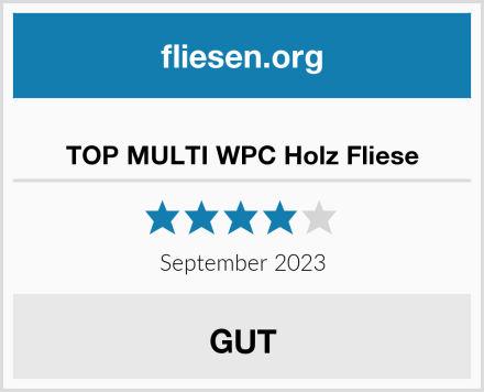  TOP MULTI WPC Holz Fliese Test