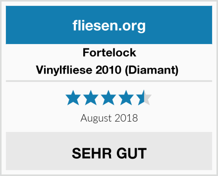 Fortelock Vinylfliese 2010 (Diamant)  Test