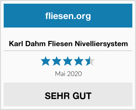  Karl Dahm Fliesen Nivelliersystem Test