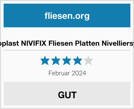  Brunoplast NIVIFIX Fliesen Platten Nivelliersystem Test