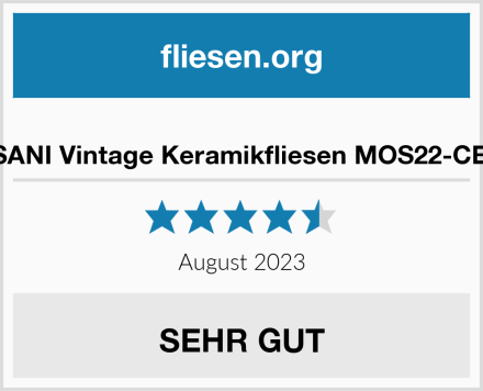 MOSANI Vintage Keramikfliesen MOS22-CELLO Test