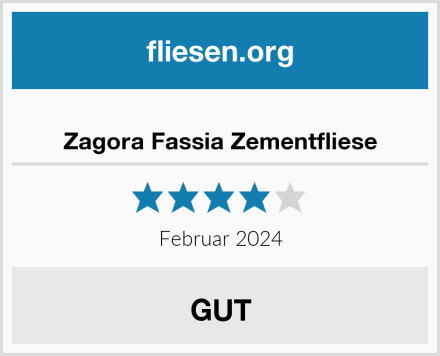  Zagora Fassia Zementfliese Test