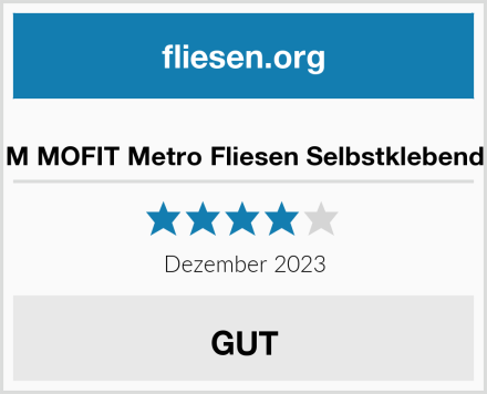  M MOFIT Metro Fliesen Selbstklebend Test